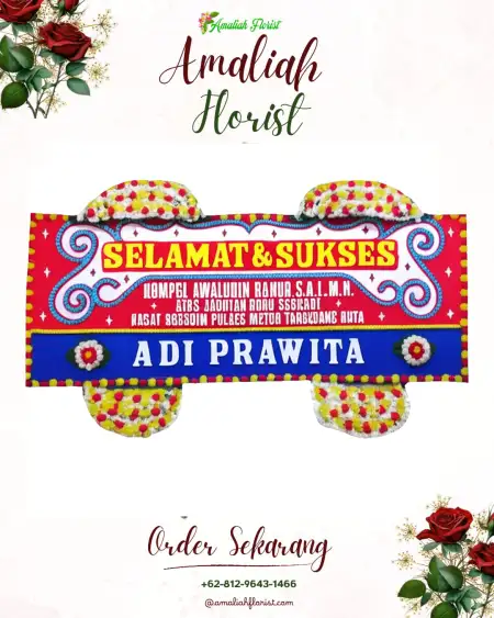 Papan Bunga Ucapan Selamat Rupat